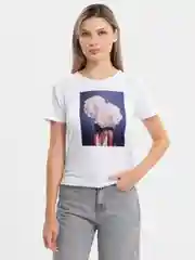 Серебряный женская футболка