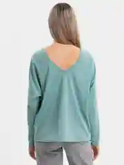 Зеленый джемпер женский, оверсайз