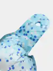 Голубой воздушный шар фольгированный "Корона" 74*62 см