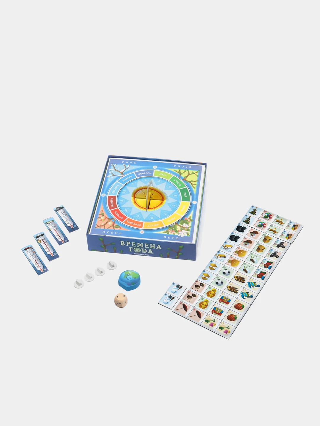 3D- игра "Времена года",настольная,развивающая