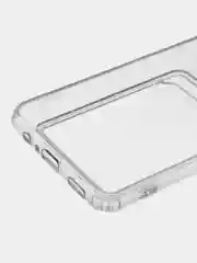 Чехол с карманом для карт на Samsung A04S, A04, M13 5G, A13 5G, ударопрочный, прозрачный