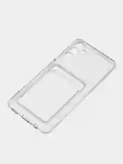 Чехол с карманом для карт на Samsung A04S, A04, M13 5G, A13 5G, ударопрочный, прозрачный