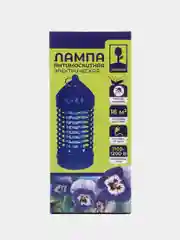 Черный лампа антимоскитная электрическая INBLOOM, 220В, 21 х 9 см, длина шнура 80 см