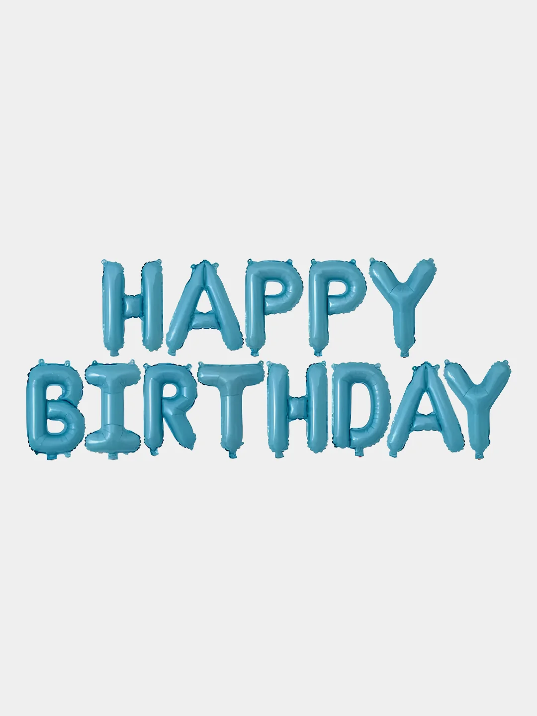Синий гирлянда из воздушных шариков Happy Birthday
