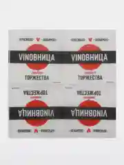 Прозрачный салфетки бумажные "С днём рождения" однослойные, 24 х 24 см, набор 20 штук