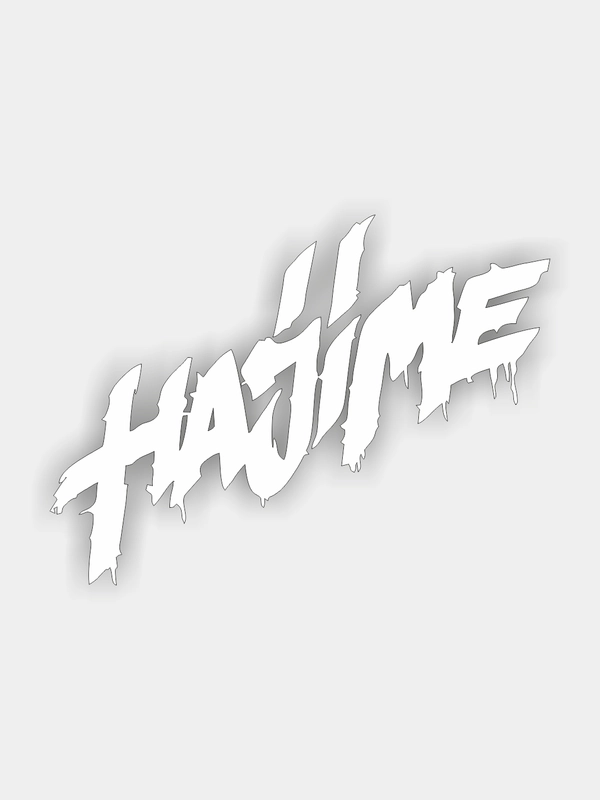 Наклейка на автомобиль HAJIME (Хаджиме)