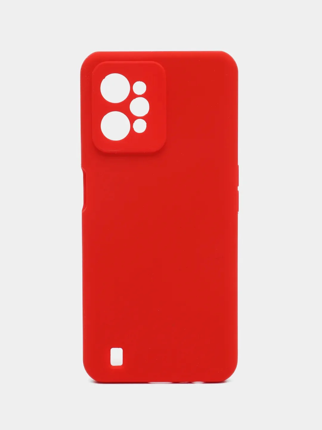 Красный чехол Realme C67, C53, Note 50, C51, C55, C35, C31, C33, C30, 8i, Realme 10, не пачкается