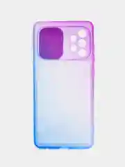 Фиолетовый чехол для Samsung Galaxy A72 (Самсунг Гэлакси А72), со шторкой для защиты камеры