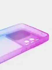 Фиолетовый чехол для Samsung Galaxy A72 (Самсунг Гэлакси А72), со шторкой для защиты камеры