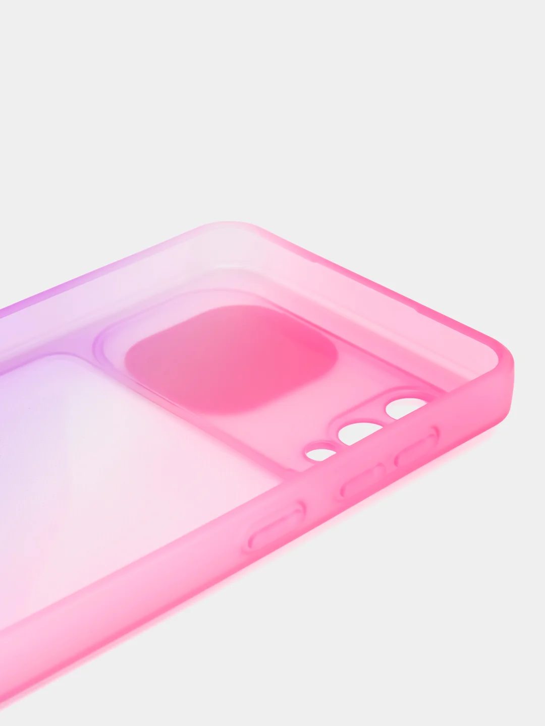 Розовый чехол для Samsung Galaxy A02 (Самсунг Гэлакси А02), со шторкой для защиты камеры