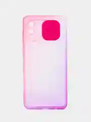 Розовый чехол для Samsung Galaxy A02 (Самсунг Гэлакси А02), со шторкой для защиты камеры