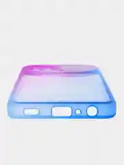 Фиолетовый чехол для Samsung Galaxy A22 (Самсунг Гэлакси А22), со шторкой для защиты камеры