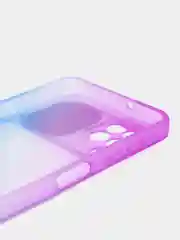 Фиолетовый чехол для Samsung Galaxy A22 (Самсунг Гэлакси А22), со шторкой для защиты камеры