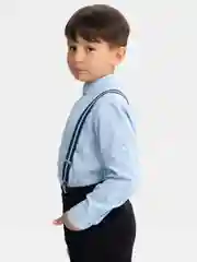 Темно-синий подтяжки детские