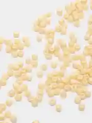 Молочный бисер крупный, стеклянный, 6/0, 4 мм Бисер разноразмерный