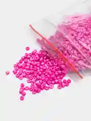 Фуксия бисер стеклянный 12/0