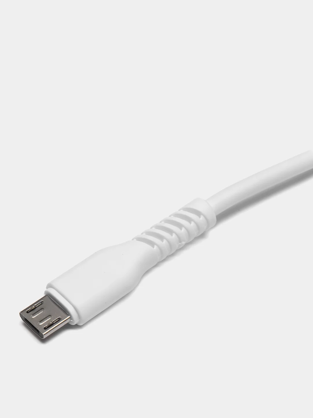 Белый кабель ONE DEPOT S08WM, microUSB - USB, 2.4 А, 1 метр, белый