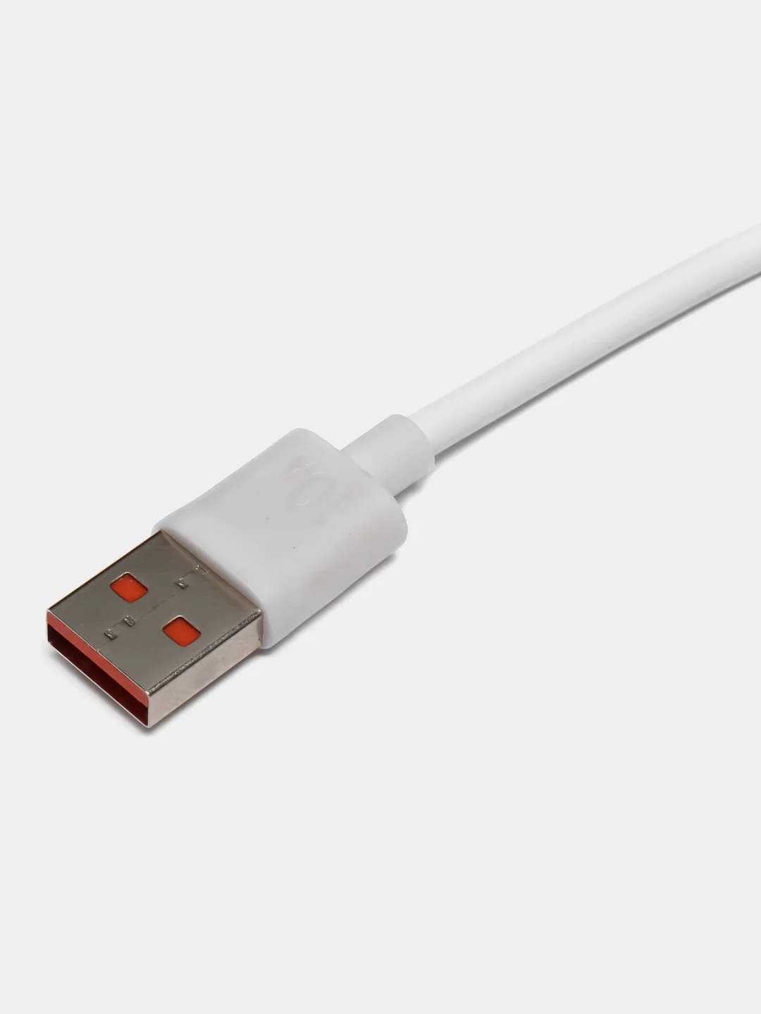 Белый кабель зарядки для телефона, USB - Type-C, 10A