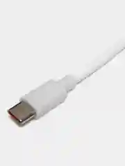 Белый кабель зарядки для телефона, USB - Type-C, 10A