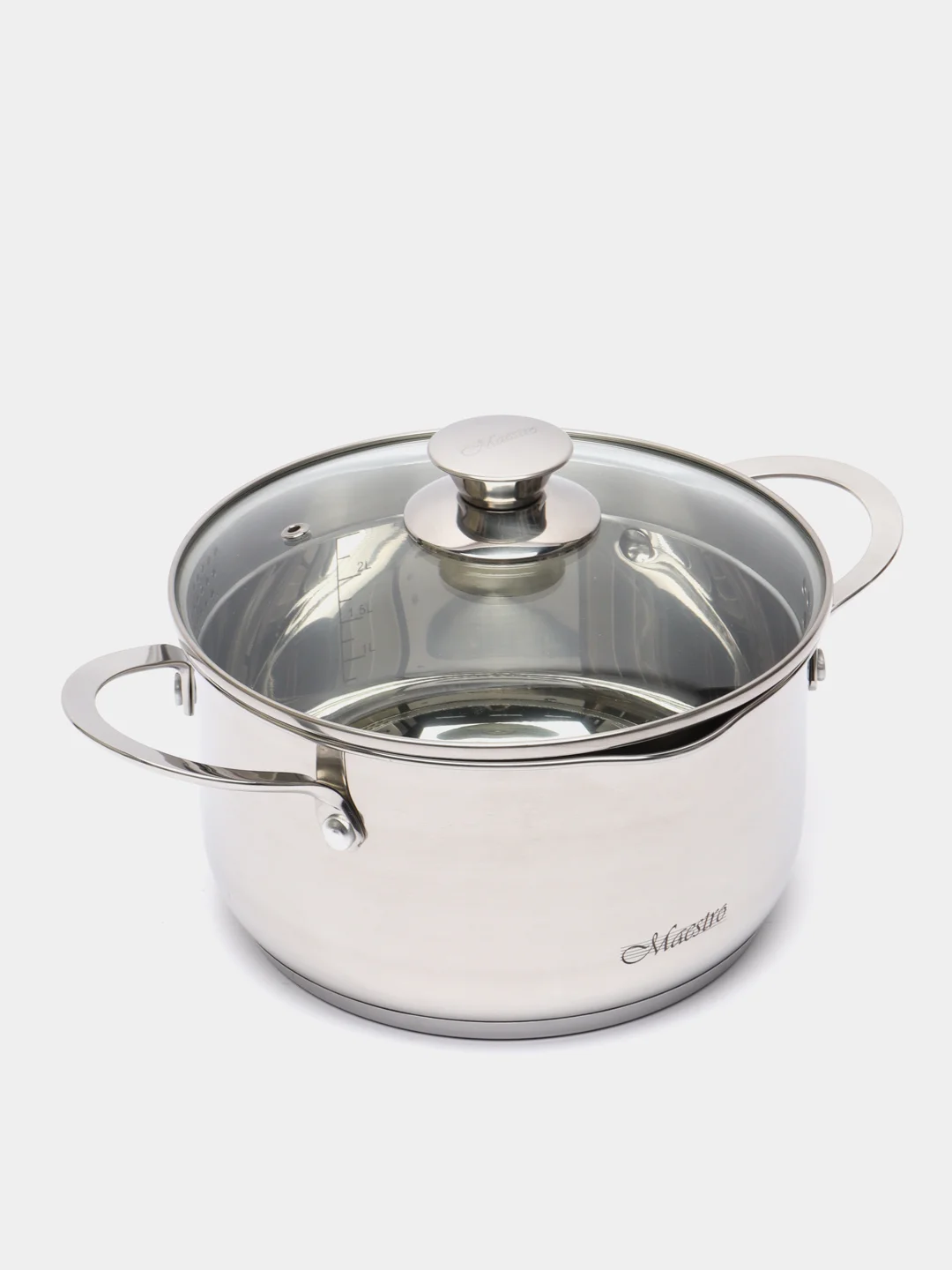 Кастрюля Maestro MR-3510-20, с крышкой, 3 л, 20 см