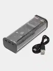 Черный внешний аккумулятор Deppa NRG Turbo TR, 20000 mAh, Power bank