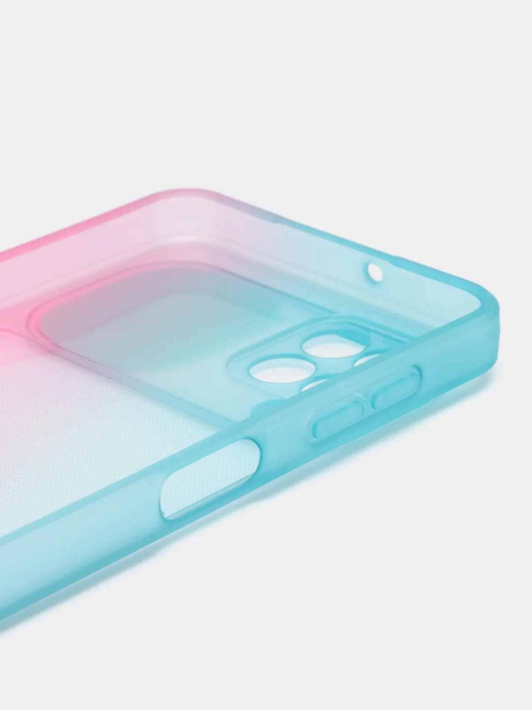 Бирюзовый чехол для Samsung Galaxy A22 (Самсунг Гэлакси А22), со шторкой для защиты камеры