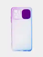 Фиолетовый чехол для Xiaomi Redmi Note 10, 10s (Сяоми Редми Ноте 10), со шторкой для защиты камеры