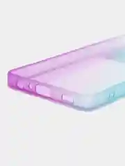 Бирюзовый чехол для Samsung Galaxy A72 (Самсунг Гэлакси А72), со шторкой для защиты камеры