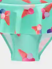 Зеленый купальник для девочки
