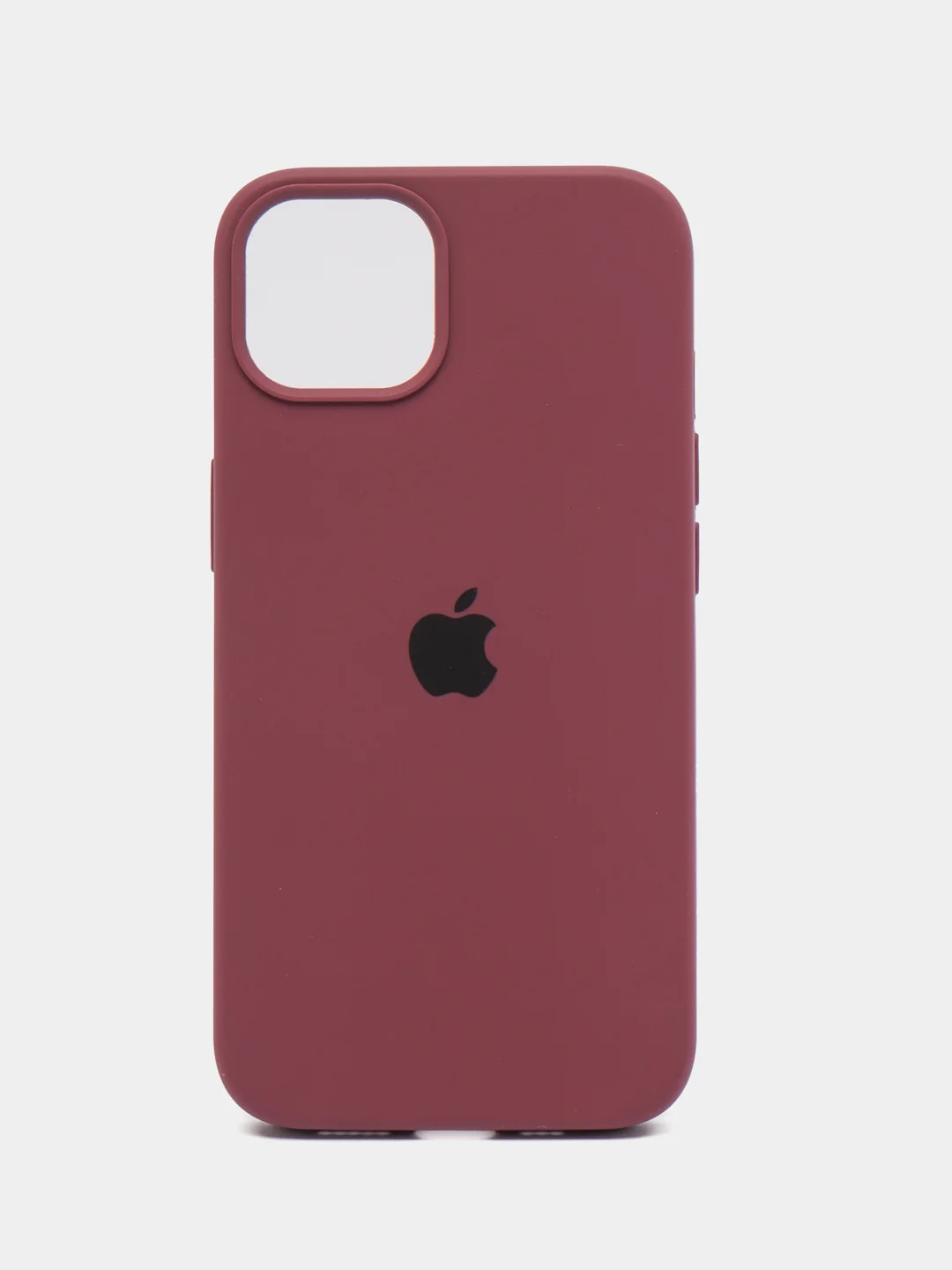 Тёмно-бордовый чехол силиконовый Silicone Case на Айфон(IPhone) 11, 12, 13, 14, Mini, Plus, Pro, Pro Max