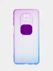 Фиолетовый чехол для Xiaomi Redmi Note 9 Pro, Note 9s со шторкой для защиты камеры