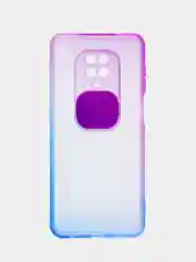 Фиолетовый чехол для Xiaomi Redmi Note 9 Pro, Note 9s со шторкой для защиты камеры