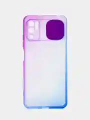 Фиолетовый чехол для Xiaomi Redmi Note 10 5G (Сяоми Редми Ноте 10 5G), со шторкой для защиты камеры