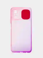 Мятный чехол для Xiaomi Redmi Note 10, 10s (Сяоми Редми Ноте 10), со шторкой для защиты камеры