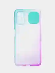 Мятный чехол для Xiaomi Redmi Note 10 5G (Сяоми Редми Ноте 10 5G), со шторкой для защиты камеры