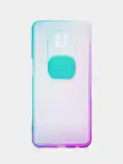 Мятный чехол для Xiaomi Redmi Note 9 Pro, Note 9s со шторкой для защиты камеры