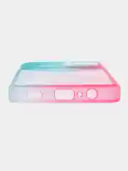 Бирюзовый чехол для Samsung Galaxy A02 (Самсунг Гэлакси А02), со шторкой для защиты камеры