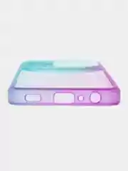 Мятный чехол для Samsung Galaxy A32 (Самсунг Гэлакси А32), со шторкой для защиты камеры