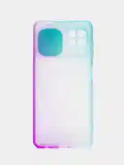 Мятный чехол для Samsung Galaxy A22 (Самсунг Гэлакси А22), со шторкой для защиты камеры