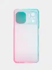 Бирюзовый чехол для Xiaomi Redmi Note 10, 10s (Сяоми Редми Ноте 10), со шторкой для защиты камеры