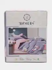 Фуксия двухспальное постельное белье на резинке