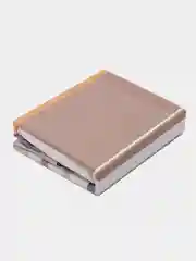 Коралловый меланж двухспальное постельное белье на резинке