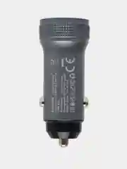 Серый блок автомобильный 1 USB Hoco Z49A с быстрой зарядкой (18W / QC3.0)