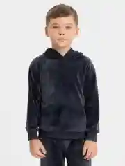 Угольный детский костюм бархатный