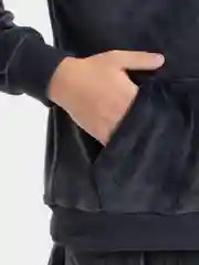 Угольный детский костюм бархатный