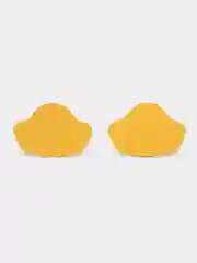 Черный напяточники из перфорированной экокожи