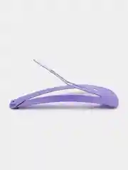 Фиолетовый заколки для волос клик-клак, однотонные, 4 см и 6,5 см
