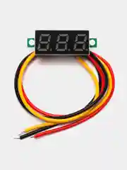 Желтый цифровой вольтметр 0-100V, без корпуса, 4 цвета