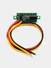 Желтый цифровой вольтметр 0-100V, без корпуса, 4 цвета