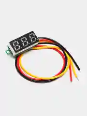 Желтый цифровой вольтметр 0-100V, без корпуса, 4 цвета